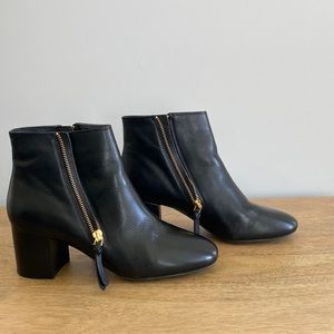 Black Cole Haan booties, size 9.5